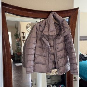 Calvin Klein Premium Down Jacket Metallic Purple Size Large
